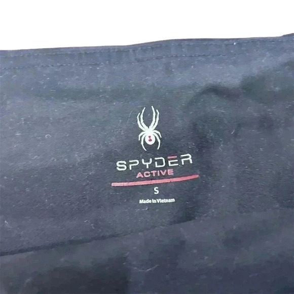 Spyder Active Women's Black Camouflage Athletic Leggings Size S - Picture 3 of 4
